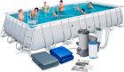 Каркасний басейн Bestway 56474 (732х366х132 см) з картриджним фільтром, драбиною та тентом