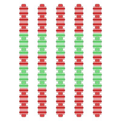 Розділювач доріжки Hayward Big Red/Green, AISI 316, 50 м