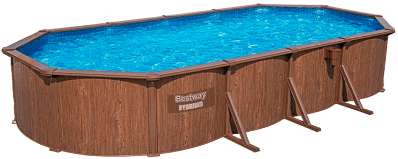 Збірний басейн Bestway Hydrium 561CW (732х366х132 см) з піщаним фільтром, драбиною та тентом