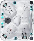 Гидромассажный бассейн Passion Spas Happy (213х175х83 см), Серебристо-белый