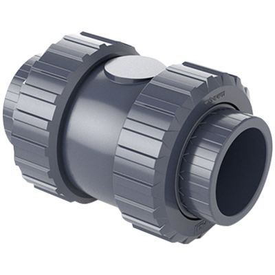 Зворотний клапан ПВХ Hidroten 1016002 пружинний, з ущільненням EPDM, d25 мм