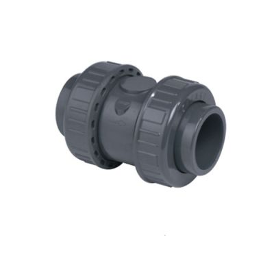 Зворотний клапан ПВХ Effast CDRCVD0200 пружинний, d20 мм