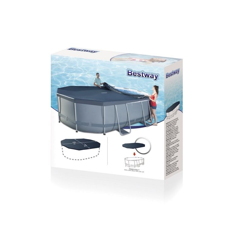 Покриття Bestway 58424 для басейнів 3.0x2.0 м (295x184 см)
