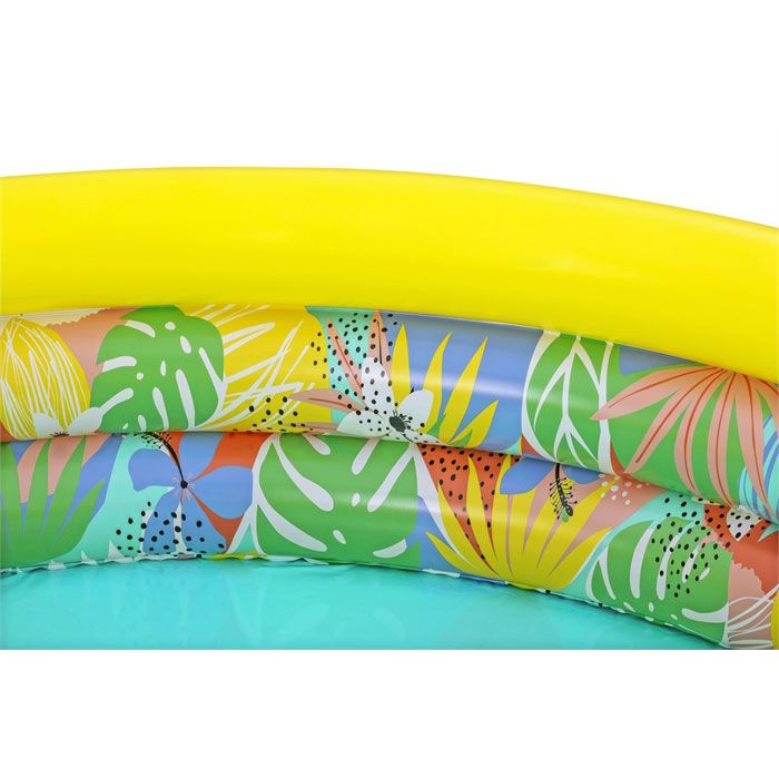 Дитячий надувний басейн Bestway 51203 (168x38 см) Квітковий рай
