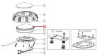 Лінза прожектора Emaux серії LED/UL-TP100 прозора 1040211