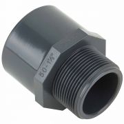 Муфта ПВХ Kripsol TRM30 40.C редукційна, із зовнішньою різьбою d40-50х1-1/4"
