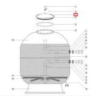 Верхня кришка для фільтрів Aquaviva D1050/1250/1400 мм
