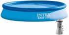 Надувний басейн Intex 28142 (396х84 см) з картриджним фільтром