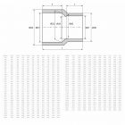Муфта редукційна ПВХ Aquaviva, d75х63 мм