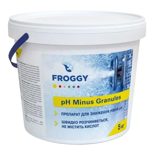 Froggy pH мінус 5 кг (гранули)