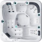 Гидромассажный бассейн Passion Spas Relax (204х204х85 см), Серебристо-белый