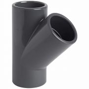 Трійник ПВХ Aquaviva 45° клейовий, d75 мм